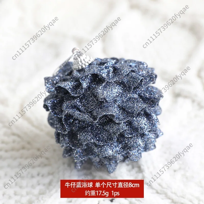 Christmas foam ball painted ball DIY Christmas tree pendant pom-pom snowflake special-shaped ball Christmas decoration