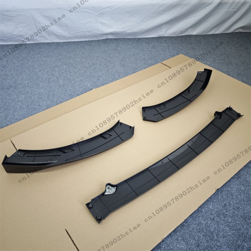 3Pcs Car Front Bumper Lip Spoiler Splitter Diffuser For Mazda MX-5 MX5 Miata ND 2-Door 2015-2025 Gloss Black Body Kit Tuning view 6