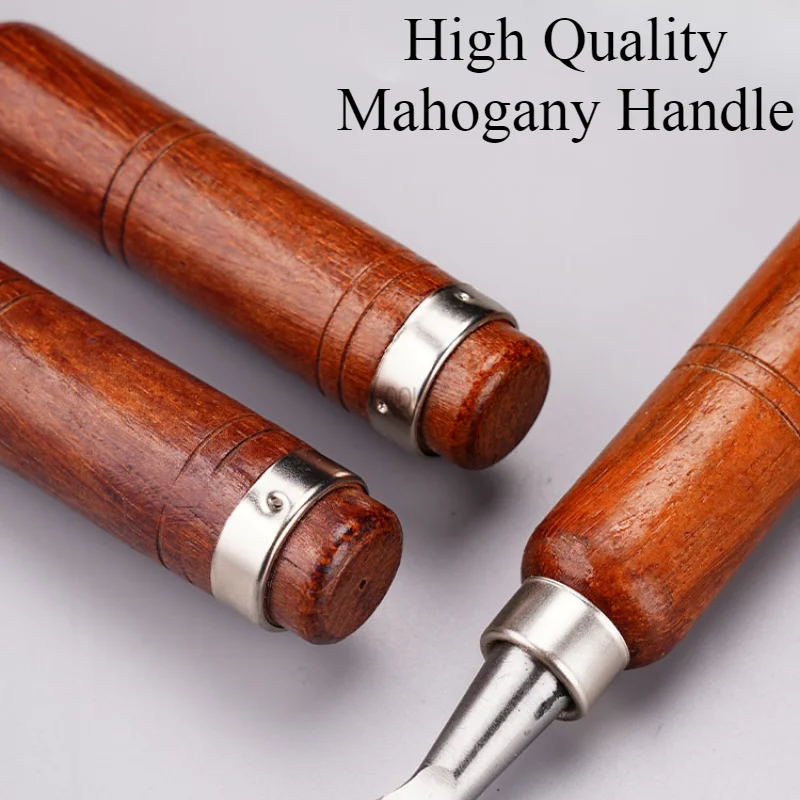 Redwood Handle Woodworking Chisel High Temperature Quenching Of Chromium Vanadium Steel Grave Knife Flat Chisel Carpenter Tools