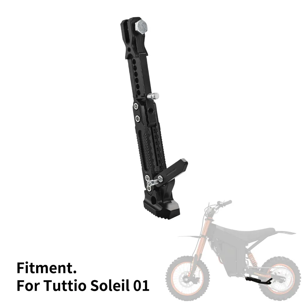 Motorcycle Foot Side Stand Kickstand For Tuttio Soleil 01 Aluminum Electric Dirt Bike E-bikes Motorcycles Accessories