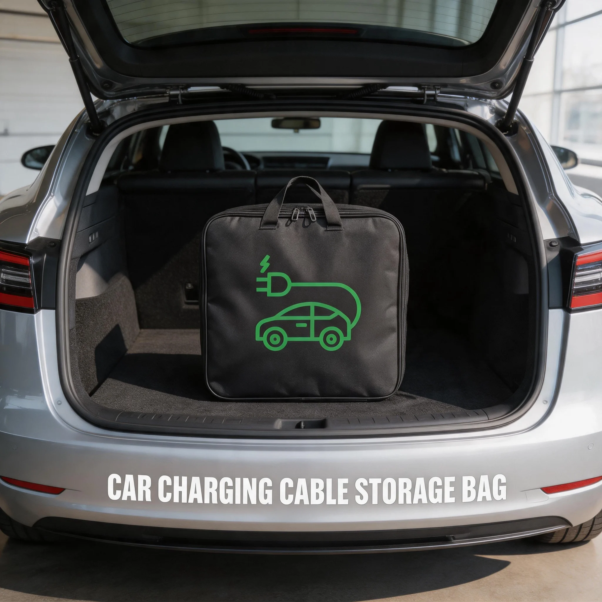 

Waterproof 1PCS Electric Car Charger Storage Bag Durable Car Battery Cable Handled Bag EV Car Charging Gun Storage Organizer