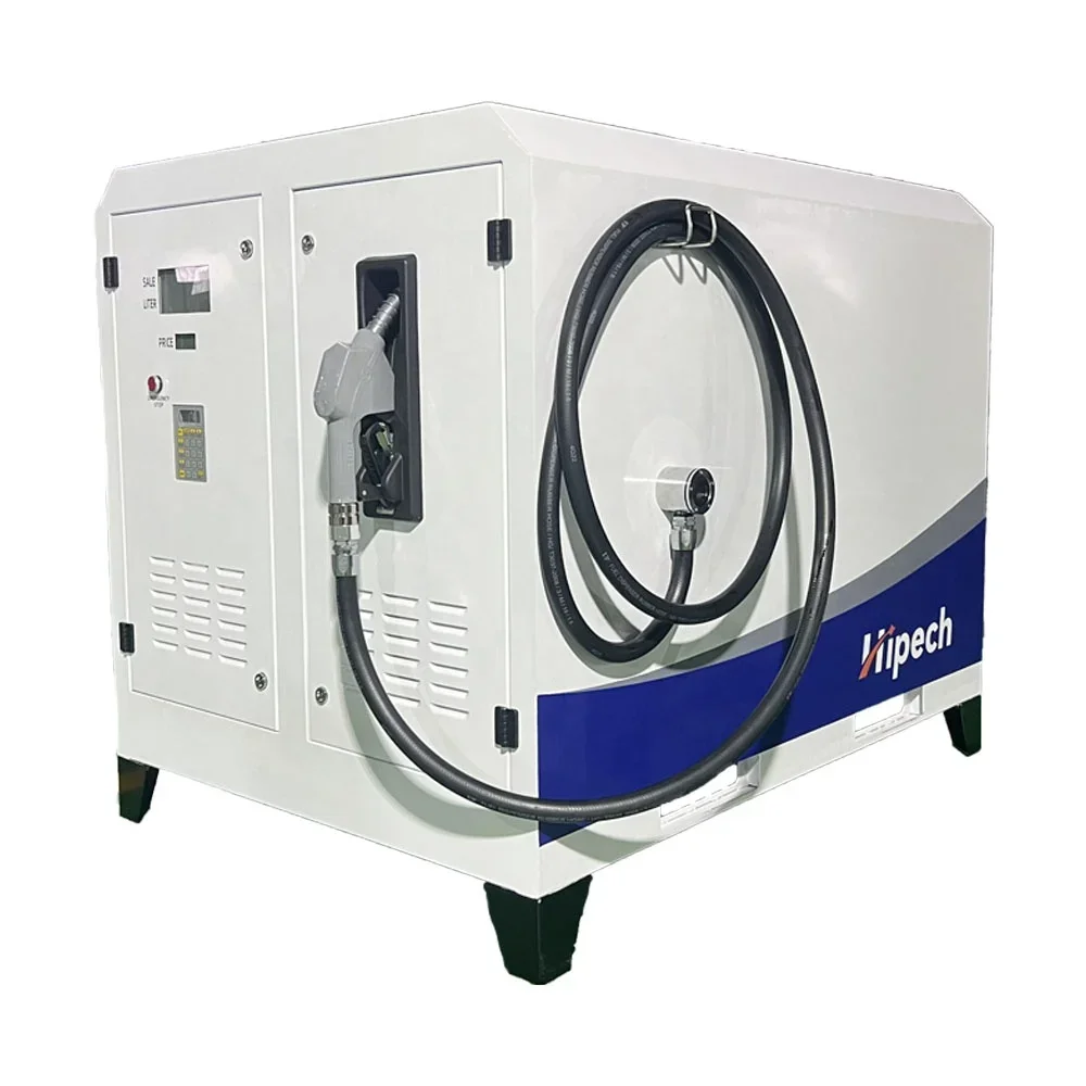 Hipech 1000 liters 3000 liters 6000 liters Mini portable gasoline mobile gas station with tank