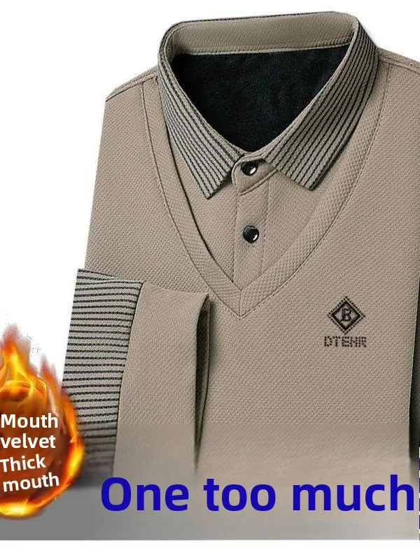 

Новая зимняя мужская куртка с подкладкой, модная, с воротником-стойкой, имитация двухслойной конструкции, теплая, высококачественная, для повседневной носки