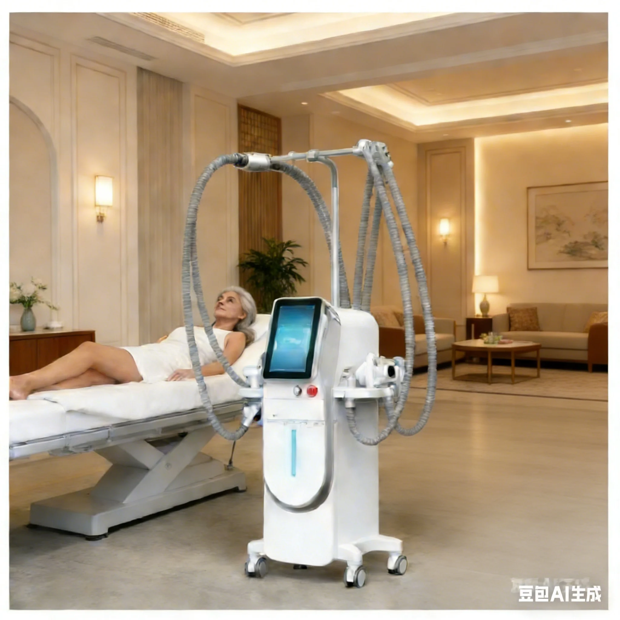CE Neuheiten Vakuum-Roller 40KHz Kavitation Innenkugel-Roller Fettreduktion Anti-Aging Massage Gewichtsverlust Maschine Schönheitsgerät