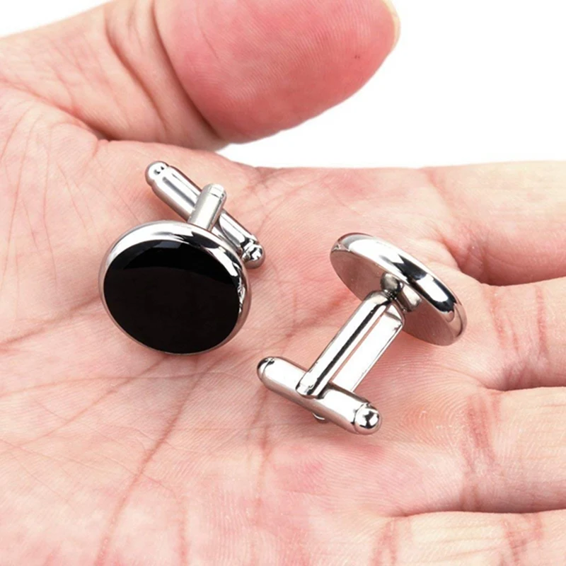 Cufflinks and Studs Set for Tuxedo Shirts Business Wedding 2 Cufflinks and 6 Studs