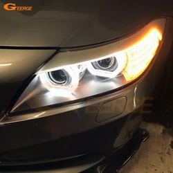 For BMW Z4 E89 Ultra Bright Day Light Refit DTM Style Led Angel Eyes Kit Halo Rings Car Accessories