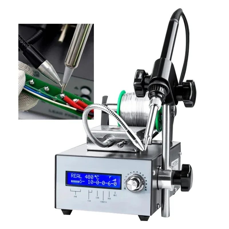 Semi-automatic Foot-operated 110V/220V 75w Solder Machine Soldering Station Electric Welding Iron LED Digital Soldering Iron