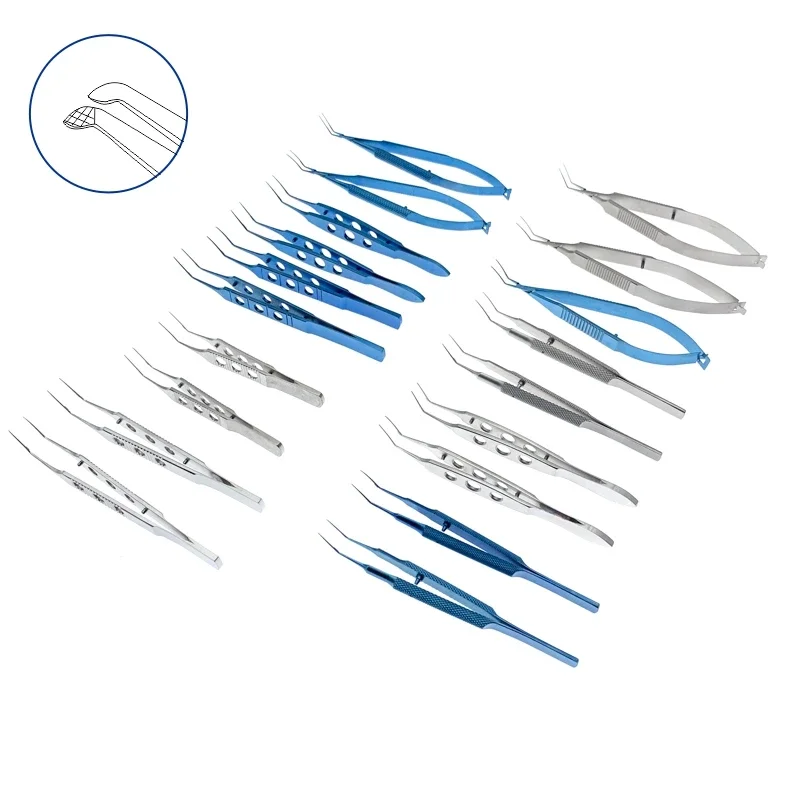 

Capsulorhexis Forceps Ophthalmic Forceps tool Ultrata Style Titanium Stainless Steel eye Surgical Instrument 1PCS