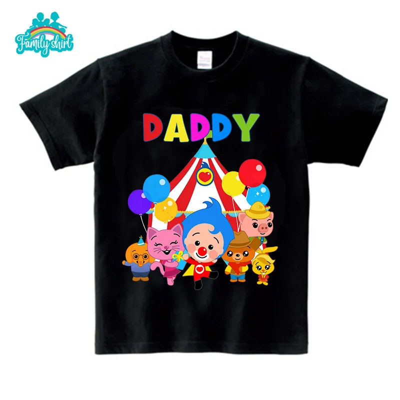 Matching Family Outfits Party Plim Shirt Summer Matching Outfits Beach TShirt Children Toddler T Shirts Mommy Clothes Daddy Baby