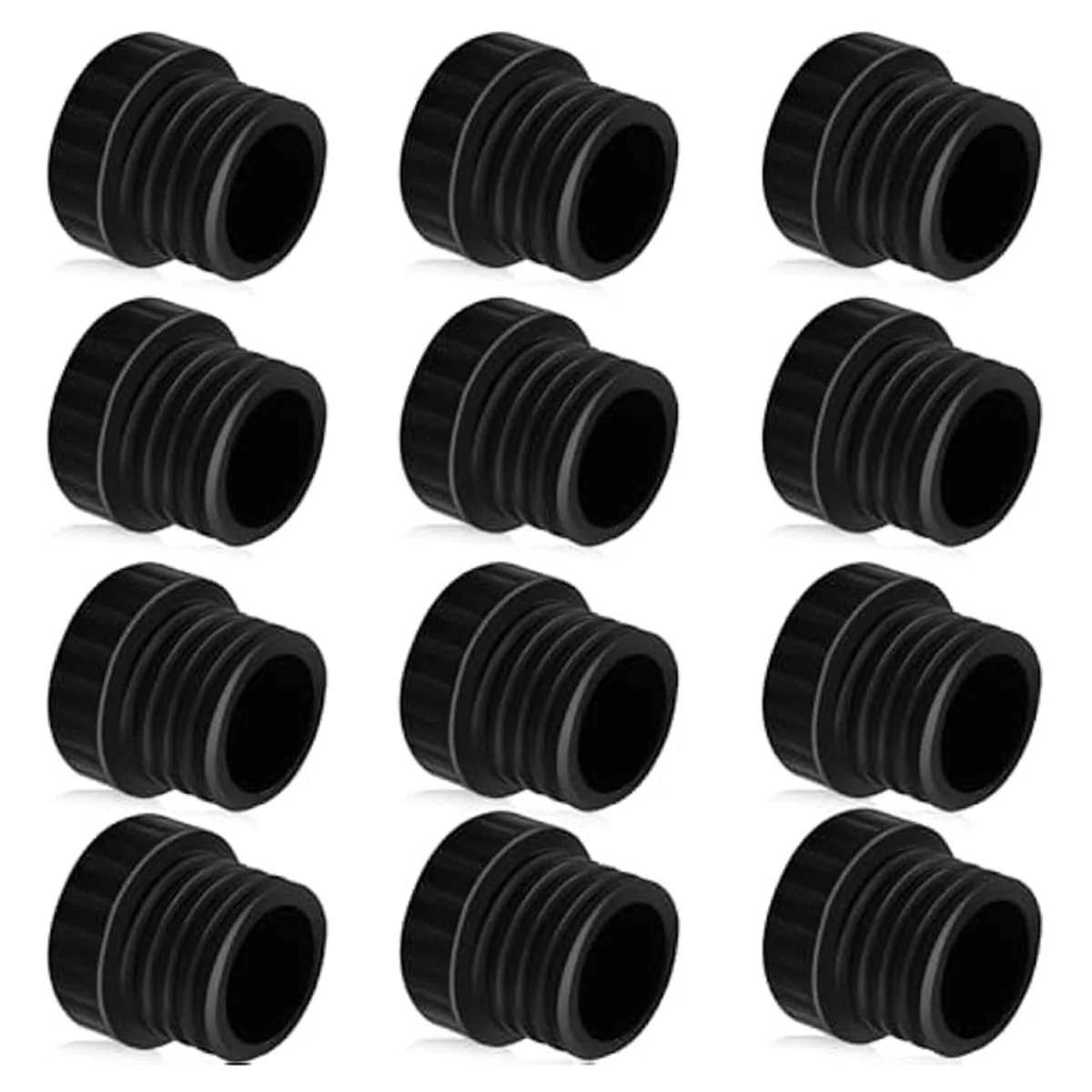 

A95I-12Pcs Light Bulb Socket Cover,Light Socket Safety Cap Plugs for String Lights, Light Socket Cover Unused Sockets Caps
