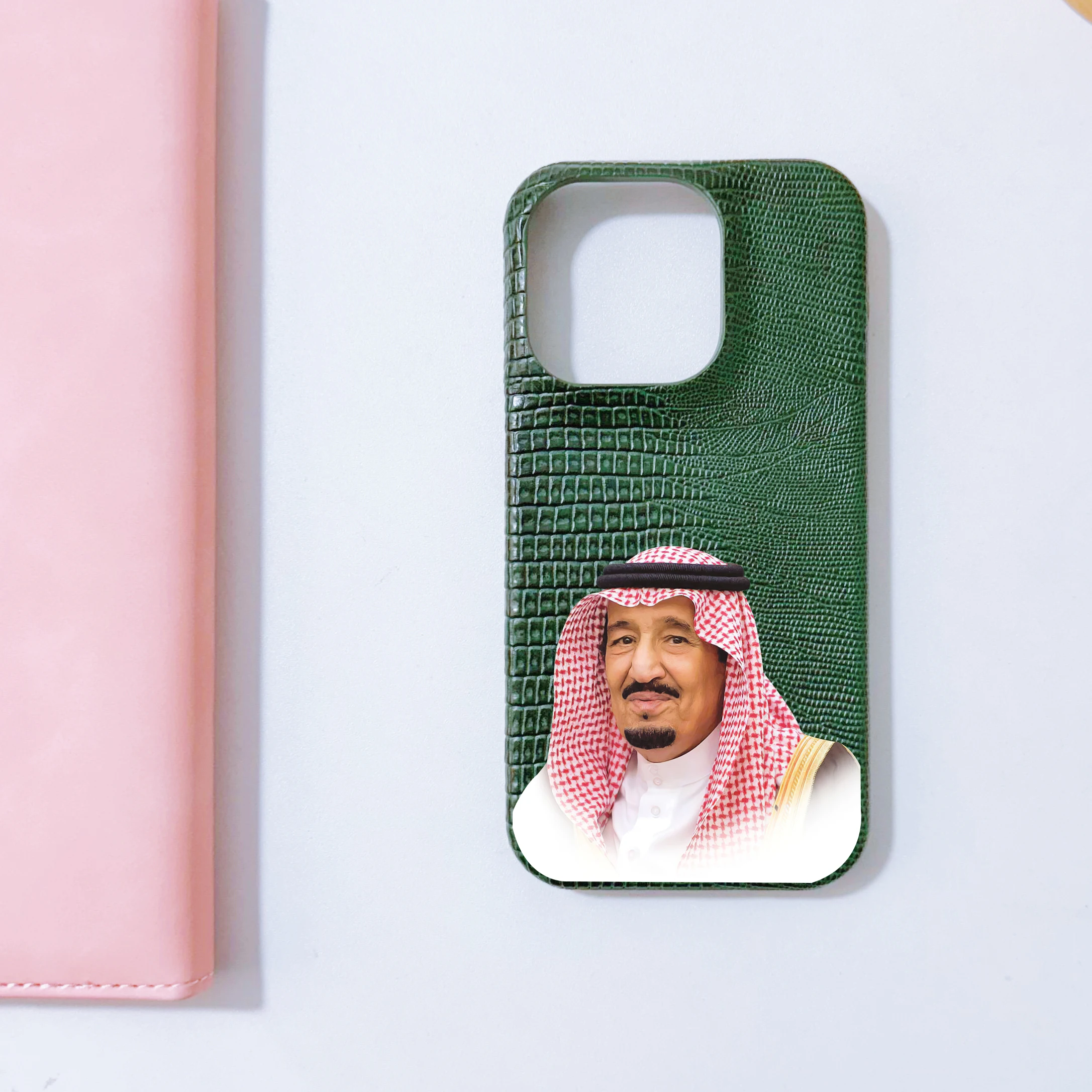 Saudi Arabia picture Retro Lizard pattern leather Case for iPhone 15 14 Phone Cover 15 14 13 12 11 Pro MAX Hard Cover Back Funda