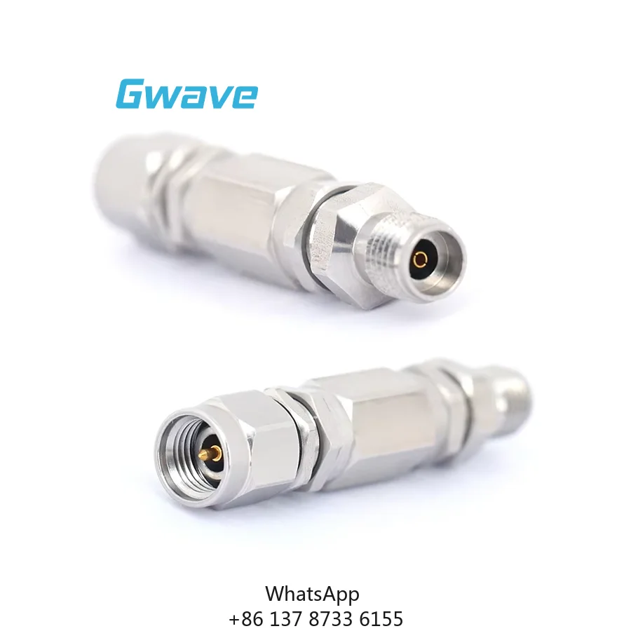 High Frequency 2.92mm Male To 2.92mm Female Coaxial Connectors (RF) Adjustable 260 Degrees Phase Trimmer DC-40GHz