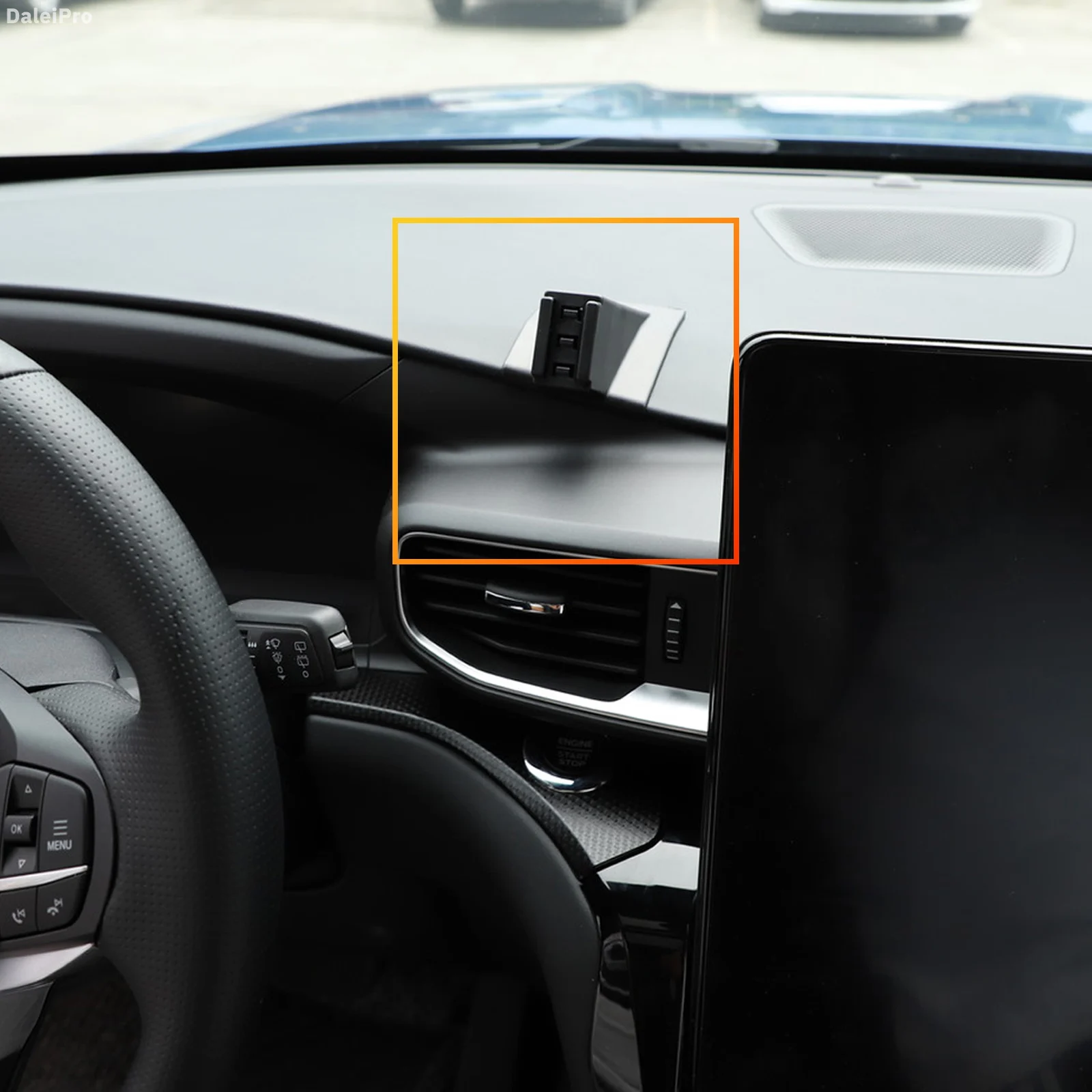 Designed for Ford Explorer 2020 2021 2022 Phone Holder Car Magnetic Mount Smart Sensing Wireless Charging One-Touch Release