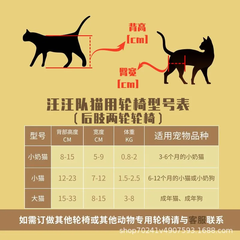 Ultra-Light Kitten Wheelchair, Delicate Support Cart for Hind Leg Disability & Recovery | Gentle Mobility Aid for Small Cats