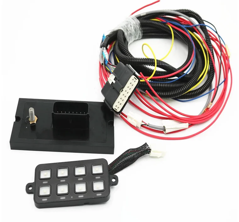 

Car Accessories 8 Gang Auto Light System DC 12V On Off Led Switch Box Mounted Panel