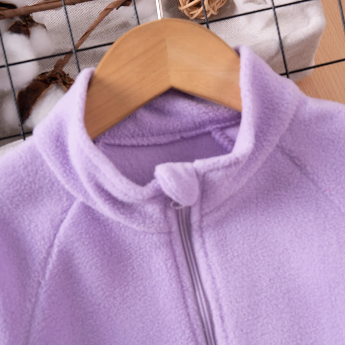 Autumn And Winter New Toddler Top Solid Color Warm Zipper Long Sleeve Jacket Casual And Comfortable Neutral Clothing