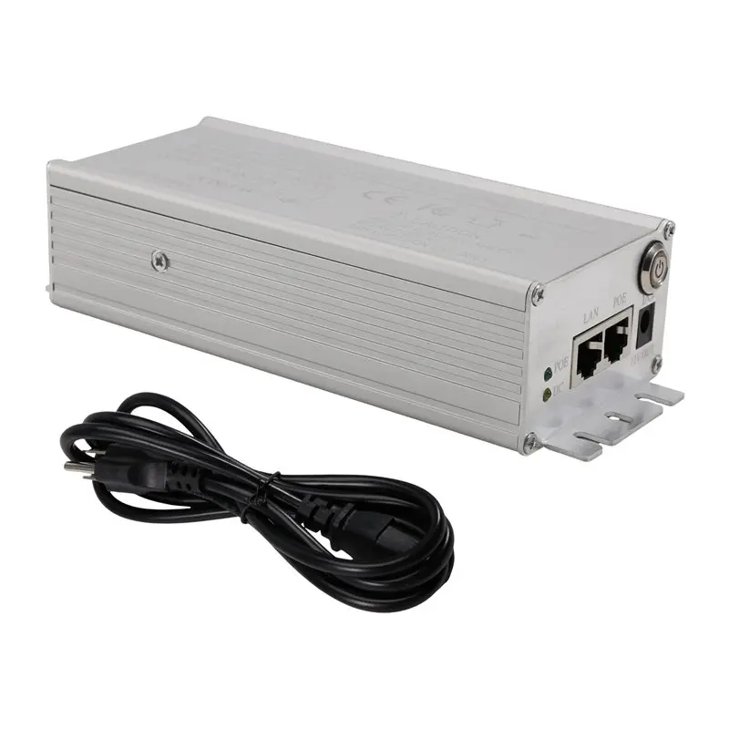 [NEW!A25P】 For Starlink GEN5/4/3 Compatible 10Gbe Passive Poe Injector- Aluminium Shell 48-56V Output 168W Power Supply EU Plug
