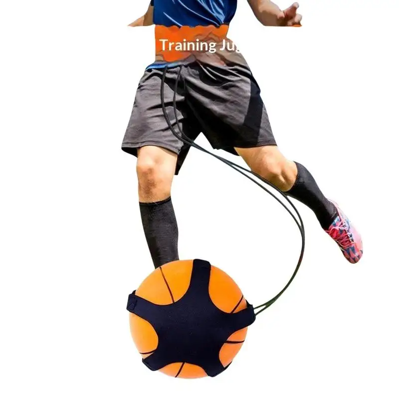 Soccer Juggling Trainer Wear Resistant Elastic Rope Boosts Ball Control Skill for Beginner Soccer Players Daily Practice