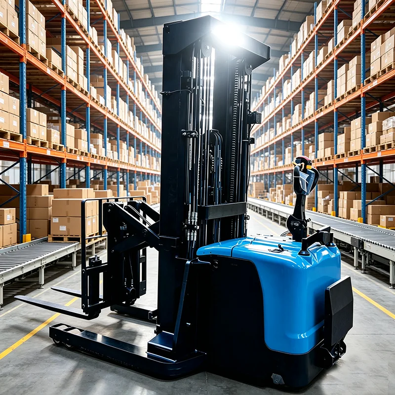 Manual Stacker Truck 1.5Ton Hydraulic Pallet Stacker for Pallet Cargo Stacking