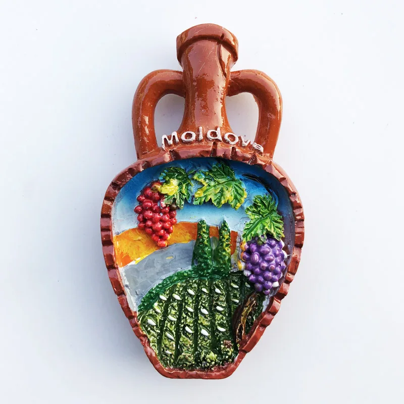 

Moldova Fridge Magnets Creative Vineyard Tourist Souvenirs Frdige Magnetic Stickers Birthday Gifts Photo Wall Stickers Ornaments