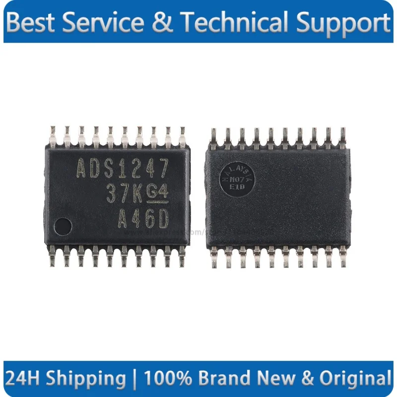 ADS1247IPWR ADS1247 TSSOP-20 24-Bit Analog-to-Digital Converters for Temperature Sensors New Original