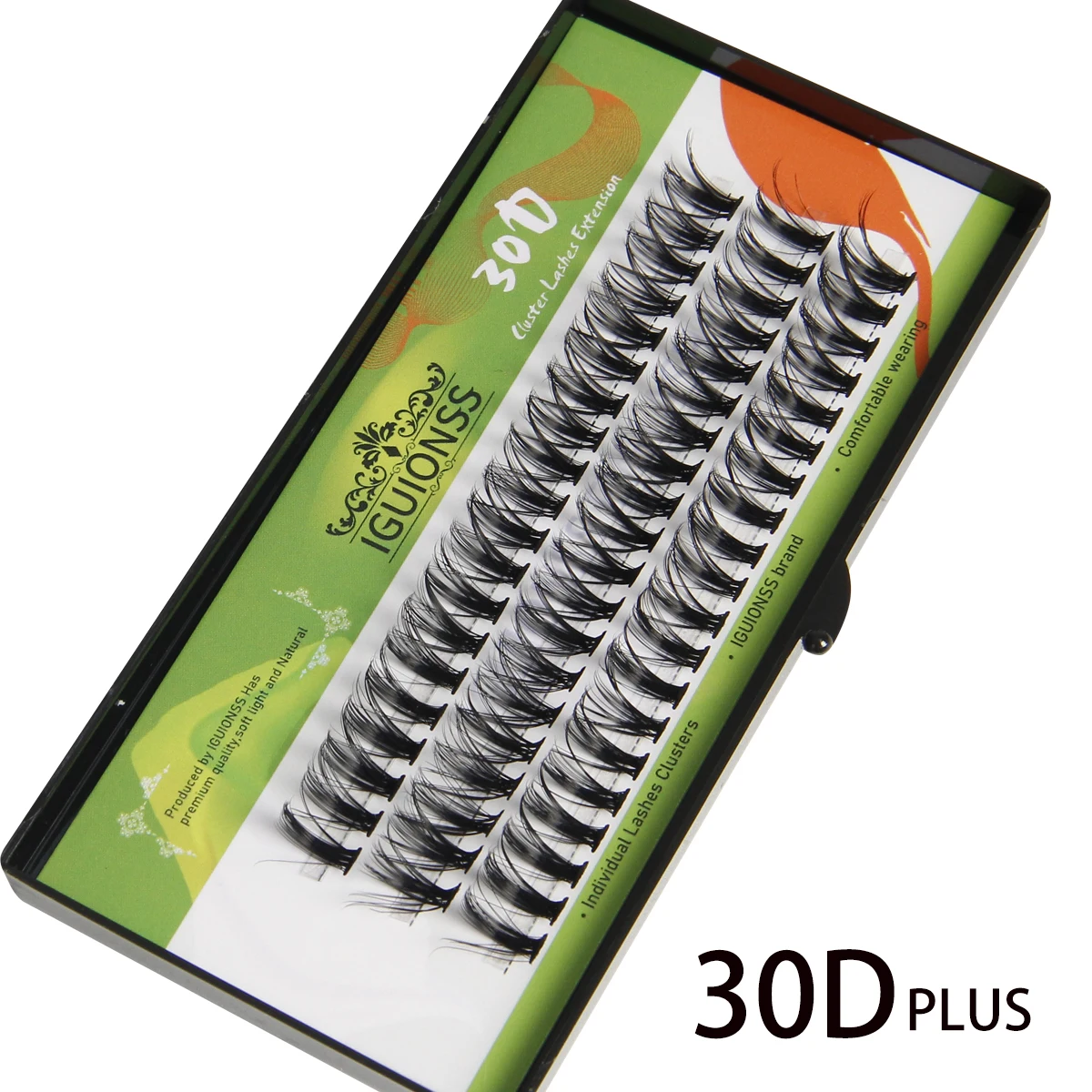 30D/40D/60D/80D DIY Eyelash Extension Lash clusters C/D/dd Curl 8/10/12/14/16mm Tray Melt Flare Lashes Natural Individual Lash