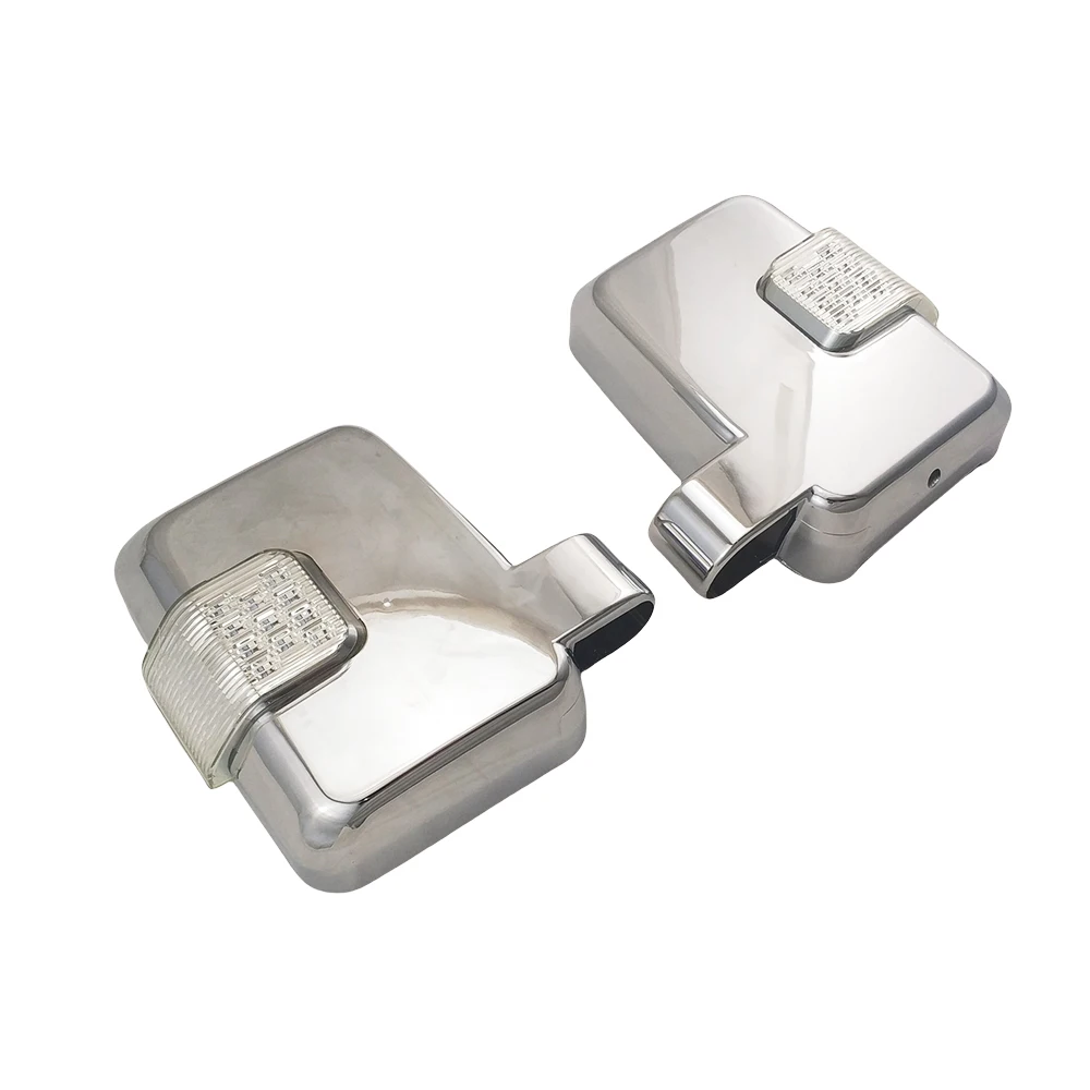 

Door Mirror Cover With Led For Toyota Land Cruiser LC70 FJ70 70 Pickup 1987-2004 SUV Car Exterior Decorate Chrome Plated Silver