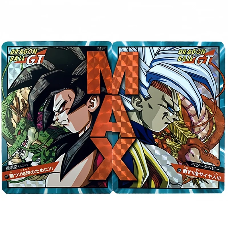 

2 шт. Коллекционные карточки Dragon Ball Super Vol 19 A People's Pride DIY, двойные термостойкие, с эффектом мерцания, анимационные TCG, Сон Гоку