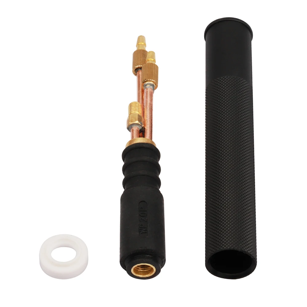 Tig Argon saldatura ad arco testa di pistola raffreddata ad acqua WP-20 testa di pistola WP-20P manico dritto canna di pistola accessori per saldatrici
