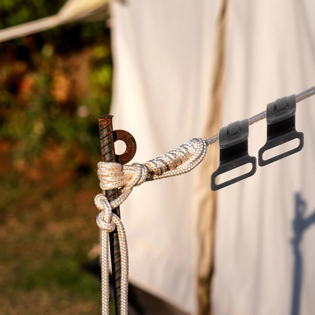 

20pcs Accessories Hooks Firm Tent Pole Hanger Plastic Hooks Multifunctional Clips Reusable
