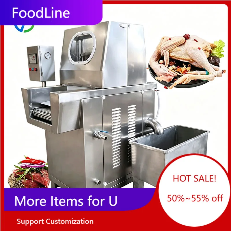 Saltwater Injector Meat Brine Injector Chicken Breast Beef Pork Fish Food Processing Machine Customized