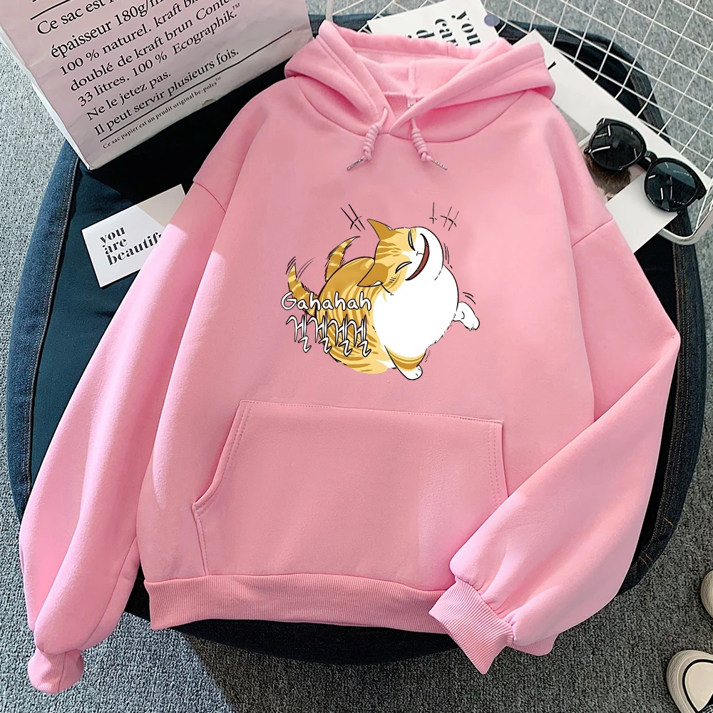 Cat Eleceed Anime Kawaii Printed Women Hoodies Plus Size Sweatshirt Harajuku Long Sleeve Female Sudaderas Casual Clothes Tops