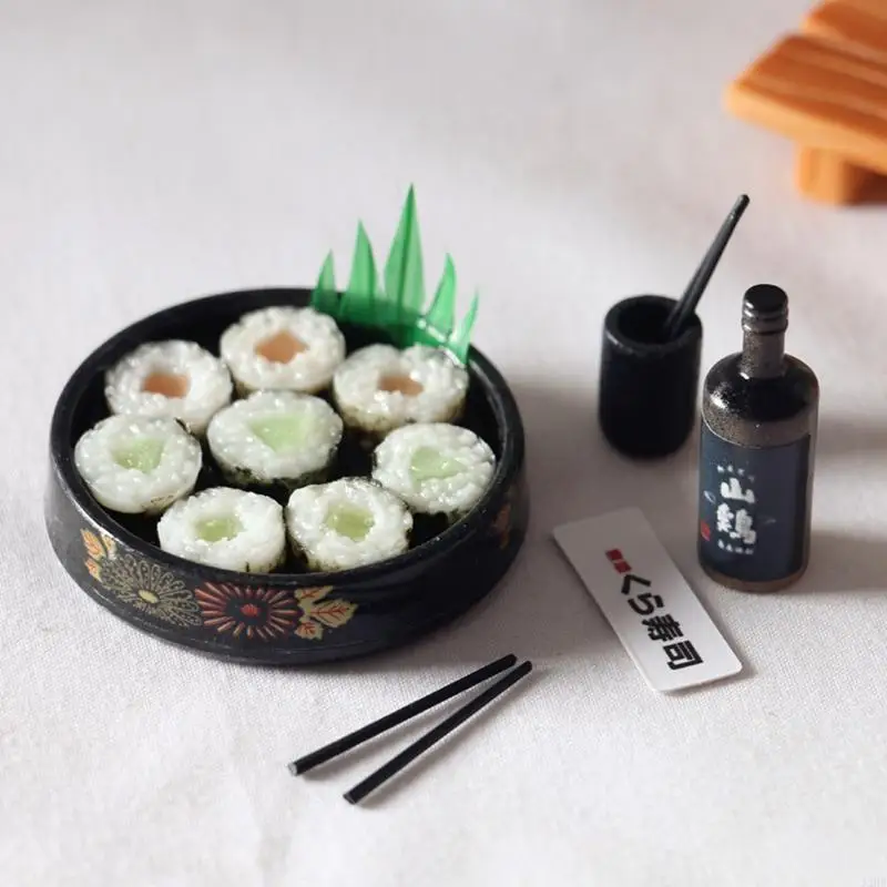 J2HF Simulation Model Japanese Sushi Pretend for Play Toy Kids Role-Play Hobby Collec