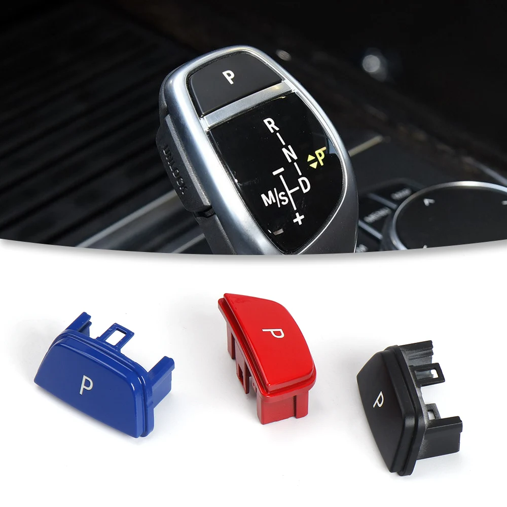 Car Gear Lever Auto Parking Button Letter P Button For BMW 3 5 7 Series X3 X5 X6 F02 F15 F16 F18 F20 F25 F26 F35 E60 E70 E71