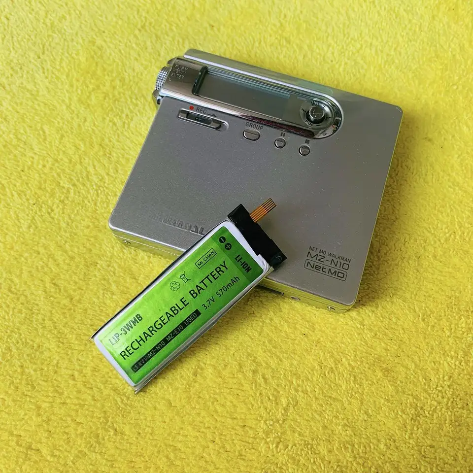 New for Sony Walkman MZ-N10 MZ-E10 3.7V Lithium Battery
