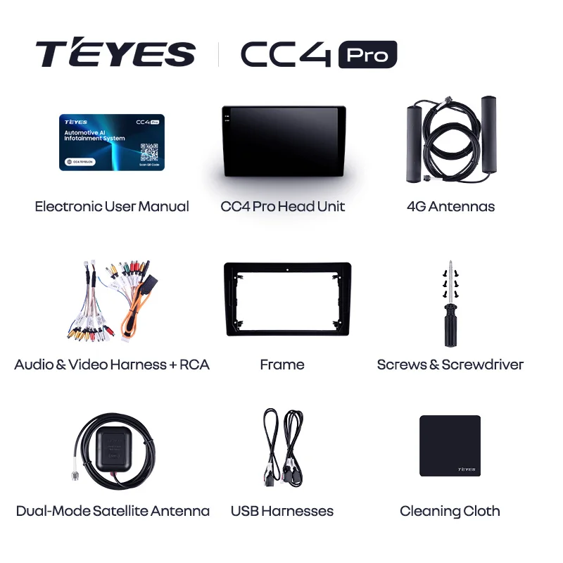 TEYES CC4 PRO For Opel Zafira B 2005 - 2014 For Opel Astra H 2004 - 2014 CarPlay Android Auto 2DIN Car play Multimedia Stereo