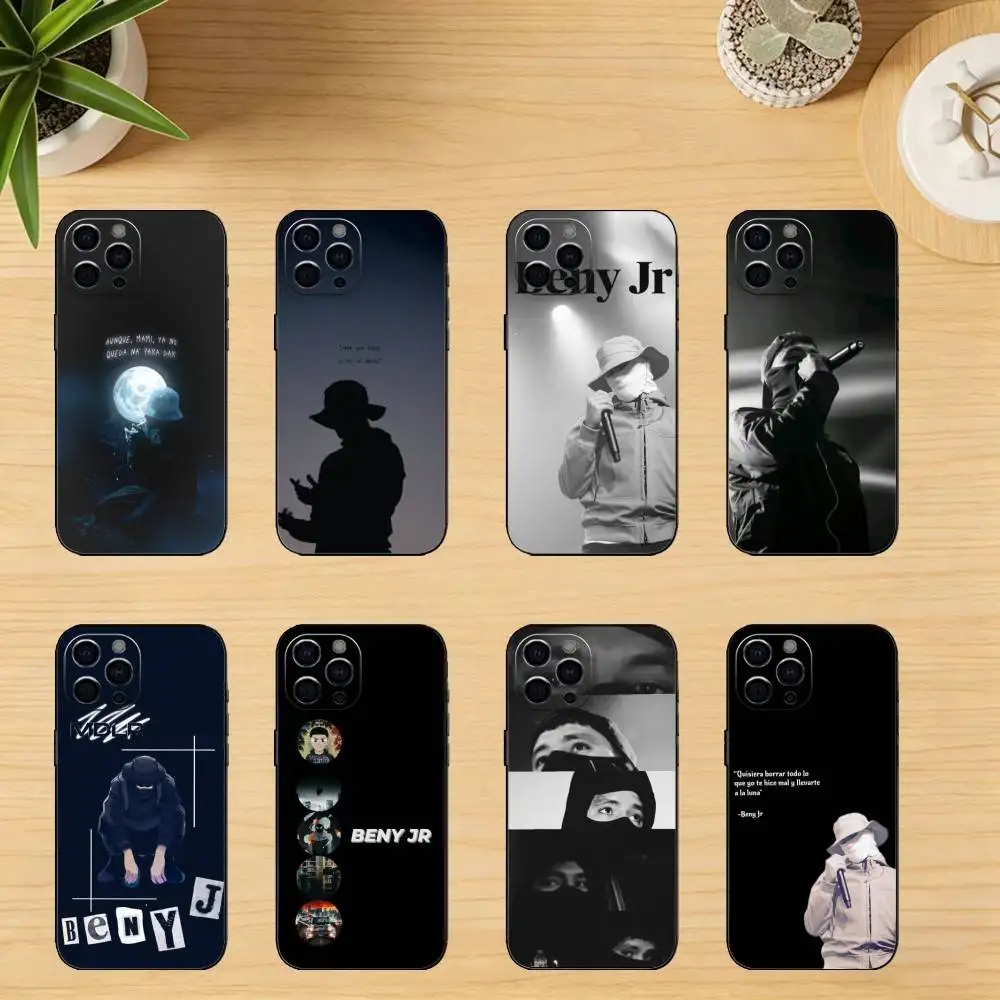 

Cool B-Beny Jr Rapper Phone Case Silicone black Soft For IPhone 17,16,15,14,13,12,11,XS,Plus Pro Max