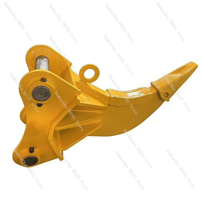 Excavator Ripper Attachment, Eagle Hook Tree Root Ripper, Single and Double Tooth Bucket Ripper, Heavy Duty Excavation Tool