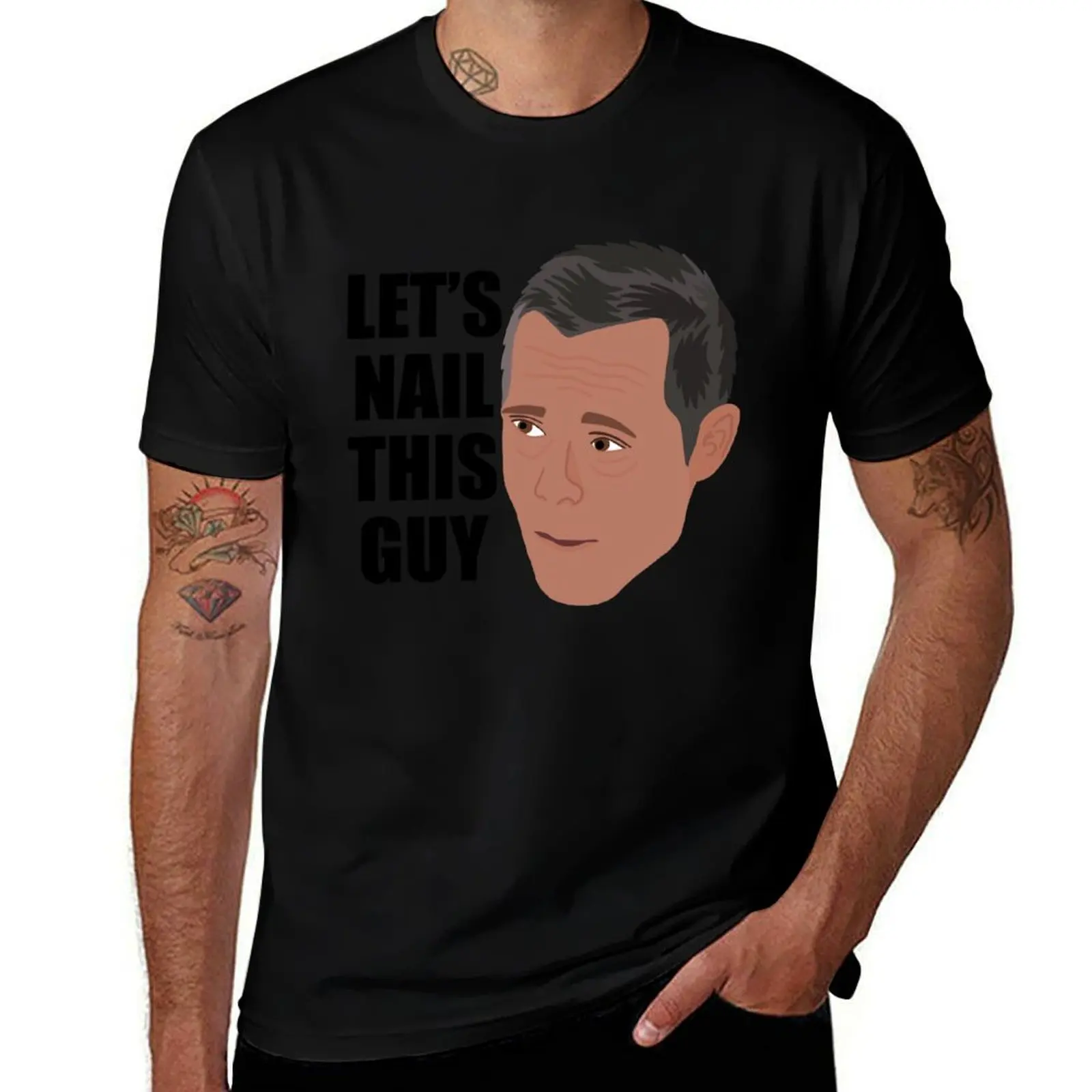 Hank Voight T-Shirt Work Basic Short Sleeve Top T-Shirt