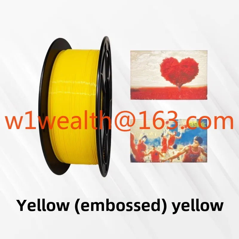 مستهلكات الطباعة ثلاثية الأبعاد PLA + CMYK مجموعة إغاثة نقل الضوء، مع طباعة Tuozhu AMS صور ملونة لنقل الضوء