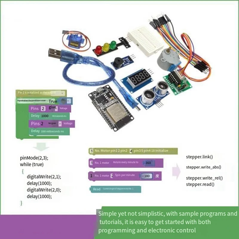 スーパーセール-esp32-numone-iot-スターター-diy-キット-グラフィカルプログラミングをサポート-arduino-スタイルのコードプログラミング