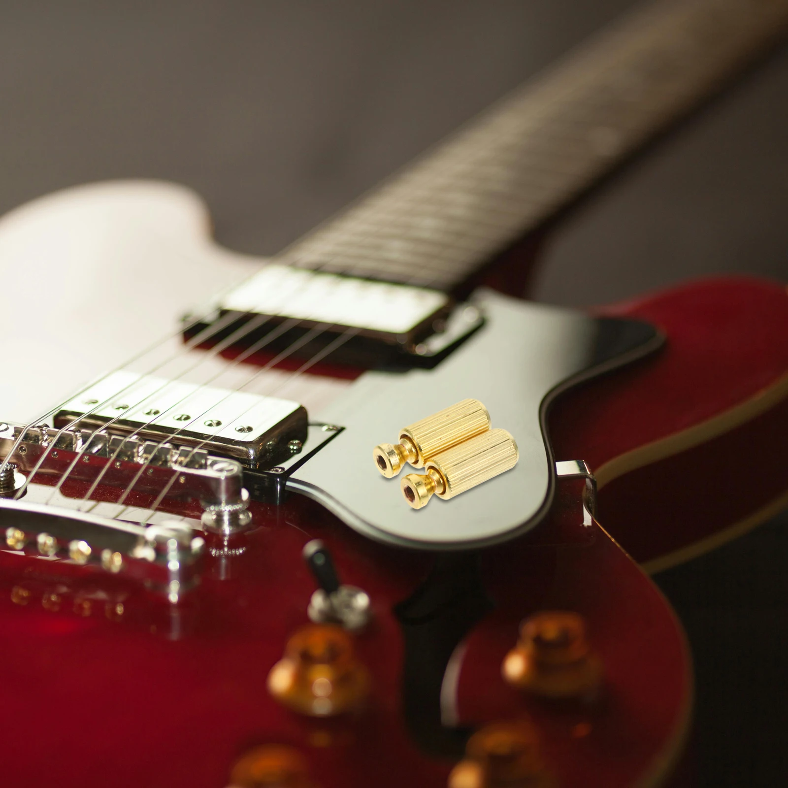 

2Pcs High Quality Guitar Tremolo Bridge Studs Easy Mount Fits Most Series Style Systems Sturdy Structure Sound Quality