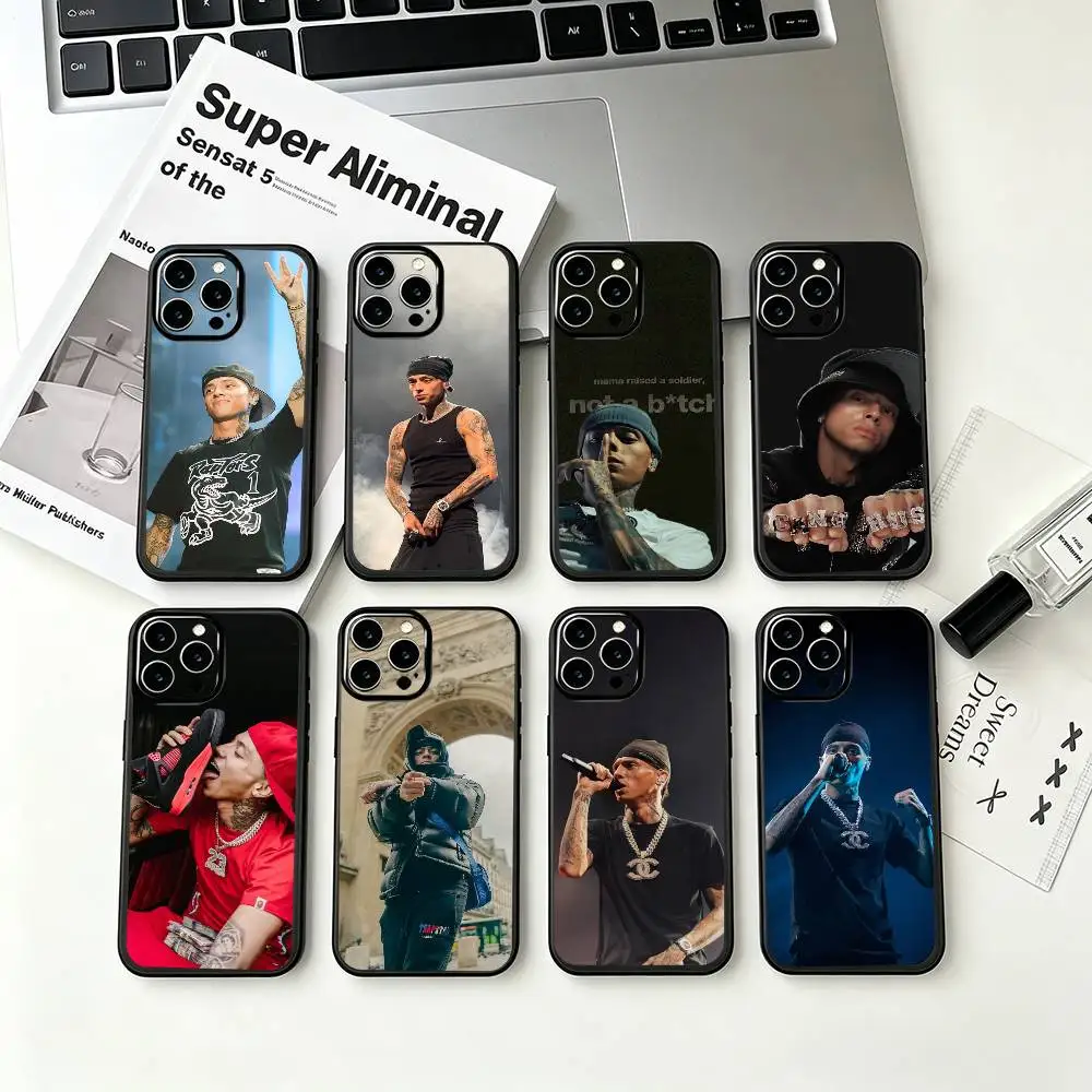 

Central Cee Phone Case For iPhone 17 16 15 11 12 14 13 Pro Max Mini X XS XR 7 Plus SE Black Cover