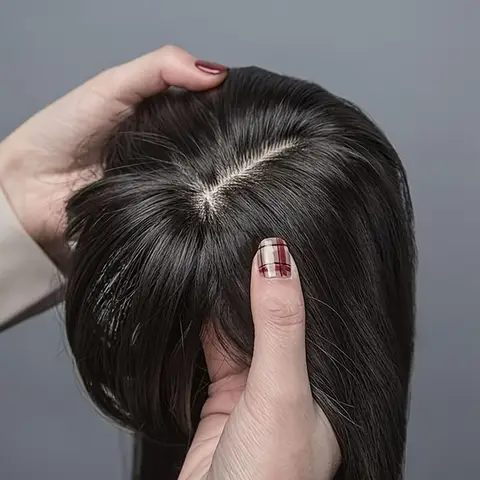 여성용 자연스러운 인모 앞머리, 클립인 확장, 보이지 않는 헤어피스, 사이드 프린지, Huam 헤어, 데일리 3D 커튼 앞머리, 10 인치