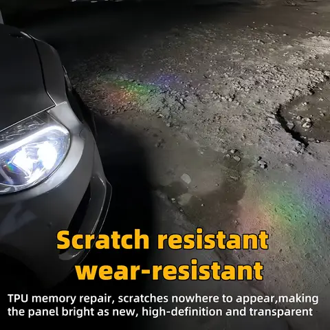 30cm x 1.5m TPU Colorful Laser Car Light Film Tail Light Protection Film 8 best sales tail light tint film - №2