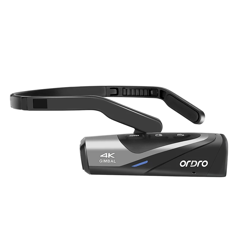 كاميرا مدونة فيديو صغيرة يمكن ارتداؤها ORDRO EP8 4K 60FPS كاميرا فيديو رقمية 2-Axis Gimbal Stabilization Gentle Action Camara #3