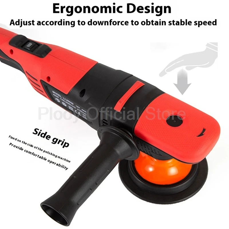 محرك نحاسي دوار لاسلكي، آلة تفصيل تلقائية متعددة الوظائف، سرعة متغيرة لصيانة زجاج أرضية تجميل السيارة #6