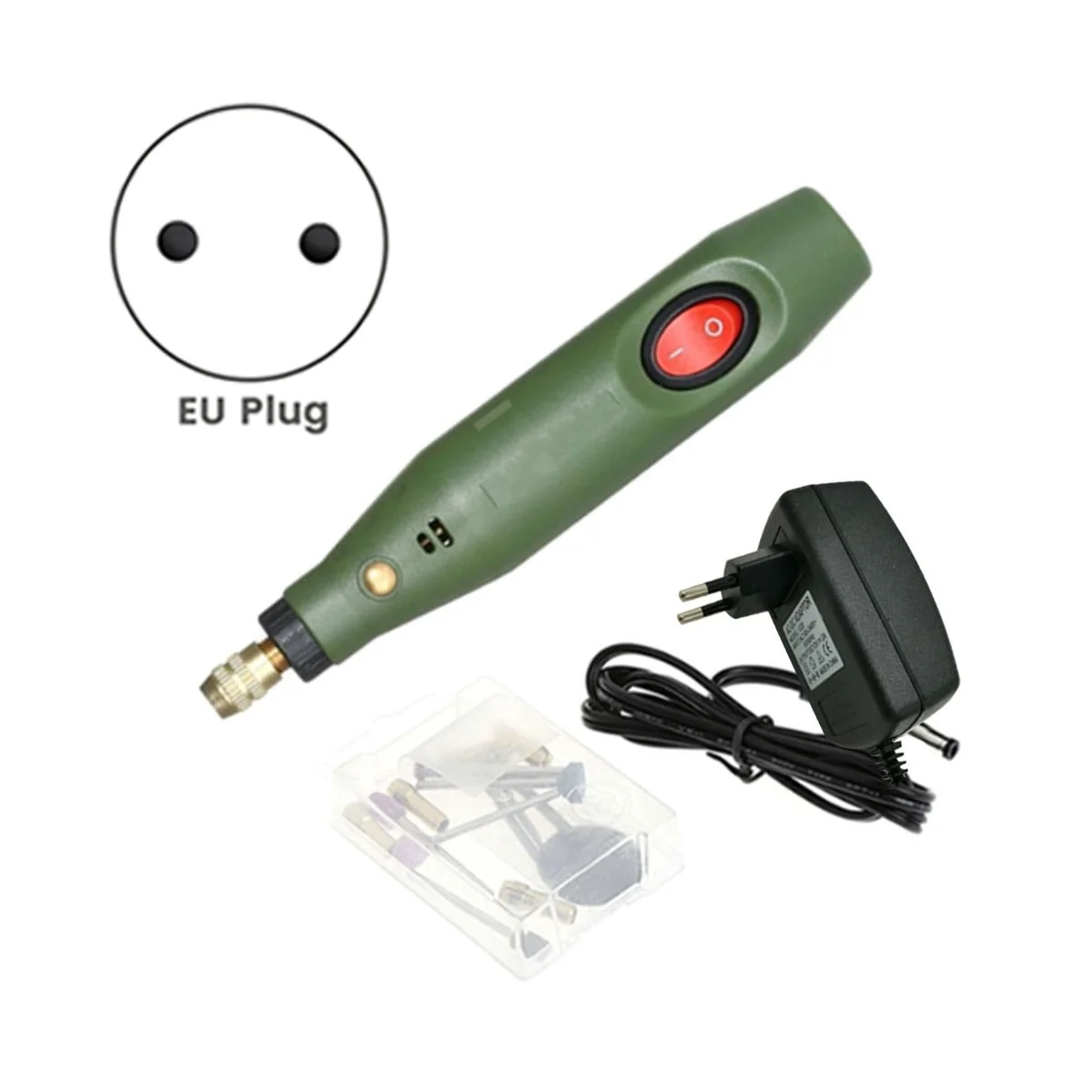 Electric Mini Drill Engraving Pen Drill Electric Tool Accessories for Milling Polishing Drilling Engraving -EU Plug