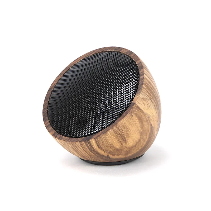 

Christmas Gifts Wholesale Natural Wooden BT Portable Speaker Wood Mini Wireless Speaker for Travel,bedroom