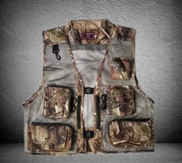 

Camouflage Vest Multi Pockets Mesh Jackets Waterproof Quick Dry Waistcoat Detachable Outdoor Hunting Accessories Tactical Gear